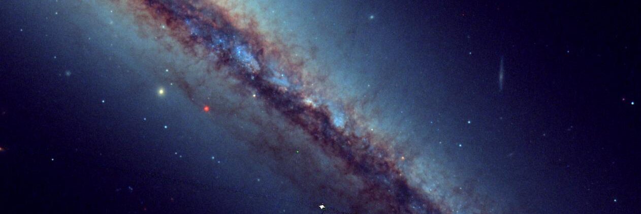 Hubble image of NGC 4217 processed by Ralf Schoofs
